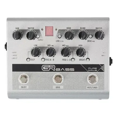 GR Bass Pure Drive Bassguitar Effects Pedal