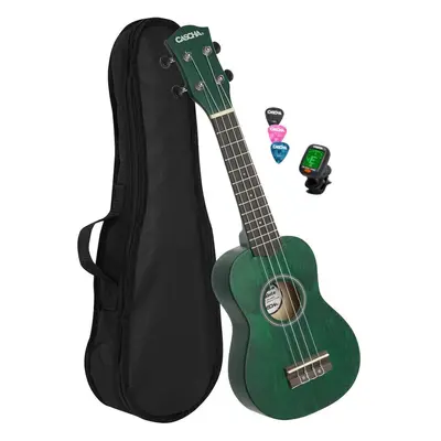 Cascha HH EN Green Ukulele