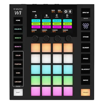 Wolfmix W1 MK2 Lighting Controller, Interface