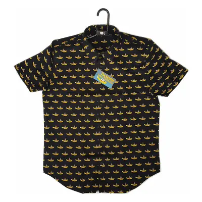 The Beatles Polo Shirt Yellow Submarine Black