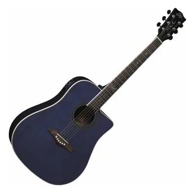 Eko guitars NXT D100ce Blue electro-acoustic guitar