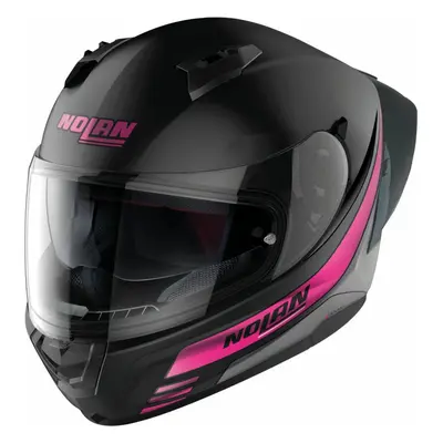 Nolan N60-6 Sport Outset Flat Black Fushia Helmet