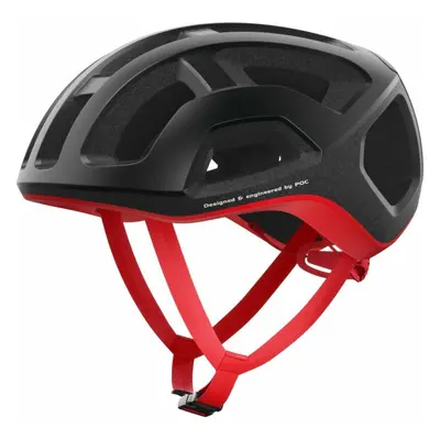 POC Ventral Lite Uranium Black/Prismane Red Matt Bike Helmet