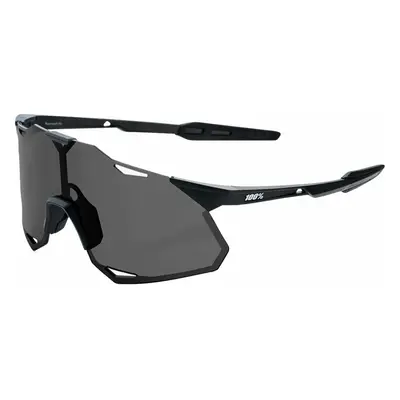 100% Hypercraft Matte Black/Smoke Lens Cycling Glasses