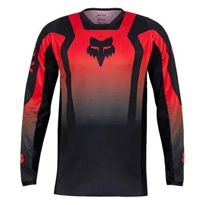 FOX Lean Jersey Fluorescent Red Motocross Jersey