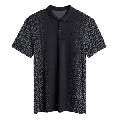 J.Lindeberg Kalle Reg Fit Black Polo Shirt