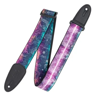 Levys MP8Z-001 Textile guitar strap Cosmic Print