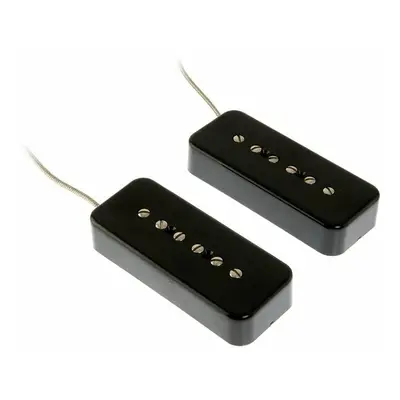 Lindy Fralin P90 Hum Cancelling Set Black Guitar Pickup