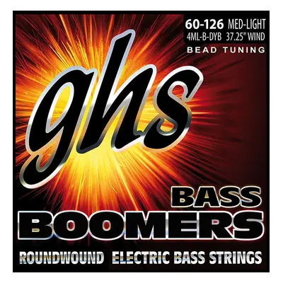 GHS 3045-4-ML-B-DYB Boomers Bassguitar strings