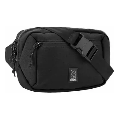 Chrome Ziptop Crossbody Bag Black