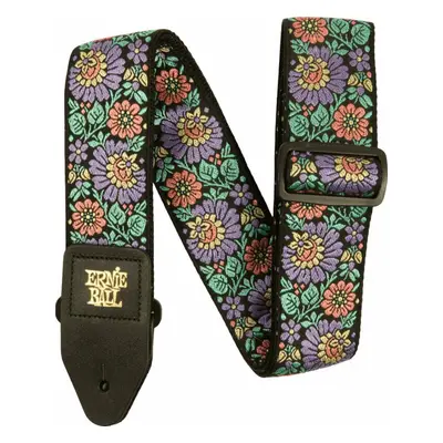 Ernie Ball Classic Jacquard Textile guitar strap Evening Bloom