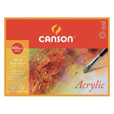 Canson Acrylique Cold Pressed Sketchbook g Natural White