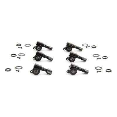 D'Addario Planet Waves PWAT 6R2 Black Guitar Tuning Machines