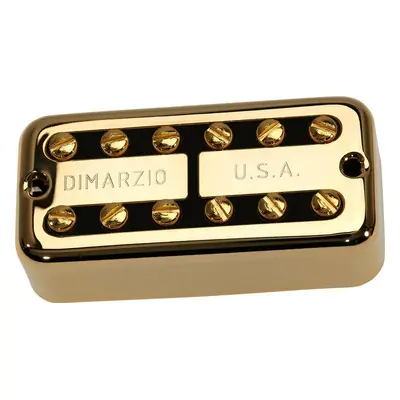 DiMarzio New’Tron Bridge Gold/Black Humbucker Pickup