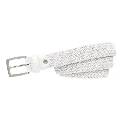 Alberto Basic Braided Womens White cm Belt