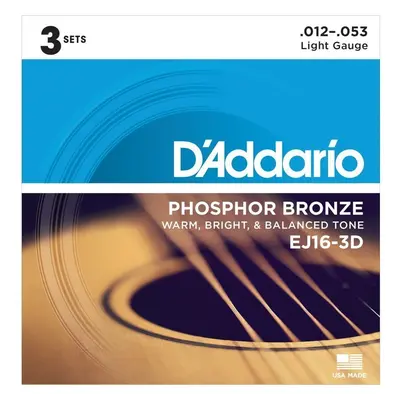 D'Addario EJ16-3D Guitar strings