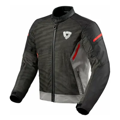 Rev'it! Jacket Torque H2O Grey/Red Textile Jacket