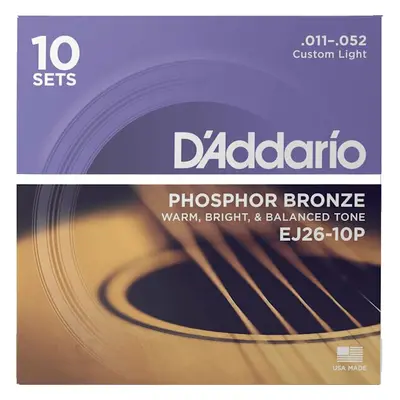 D'Addario EJ26-10P Guitar strings