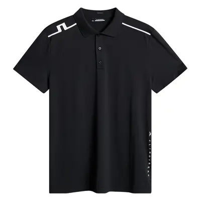 J.Lindeberg Lionel Regular Fit Black Polo Shirt