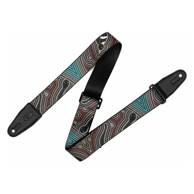 Levys MP2DU-001 Textile guitar strap Bird and Snake