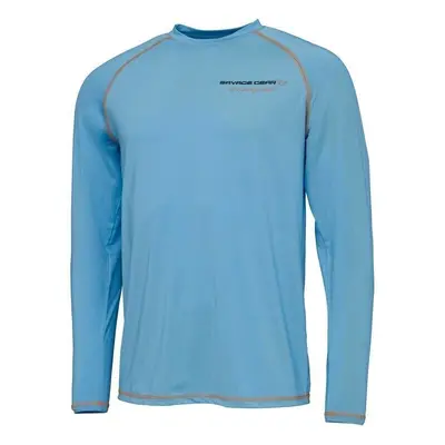 Savage Gear T-Shirt Aqua UV Long Sleeve Tee Bonnie Blue