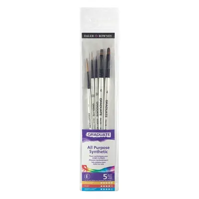 Daler Rowney Graduate Multi-Technique Brush Synthetic Set of Brushes pcs