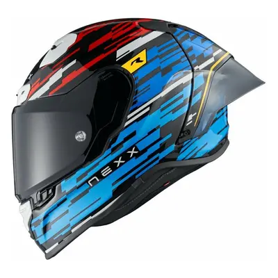 Nexx X.R3R Glitch Racer Blue/Red Helmet