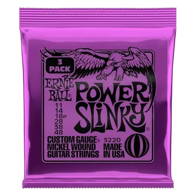 Ernie Ball Power Slinky 3-Pack E-guitar strings