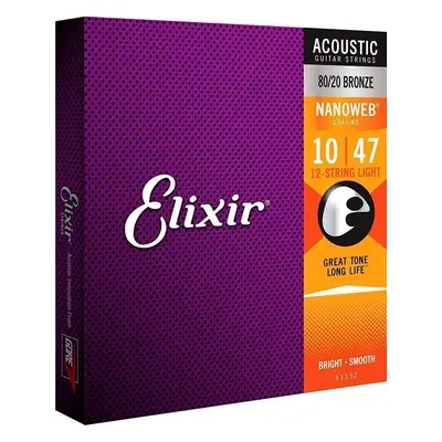 Elixir Nanoweb 10-47 Guitar strings