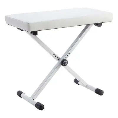 Konig & Meyer Metal piano stool White