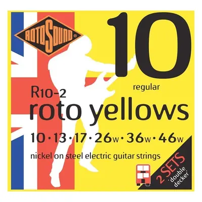 Rotosound R10-2 2-Pack E-guitar strings