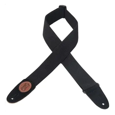 Levys MSSC8 Textile guitar strap Black