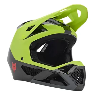 FOX Rampage Barge Fluorescent Yellow Bike Helmet