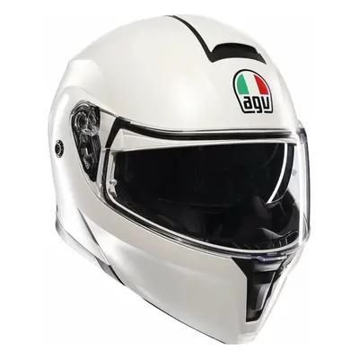 AGV Streetmodular Matt Materia White Helmet