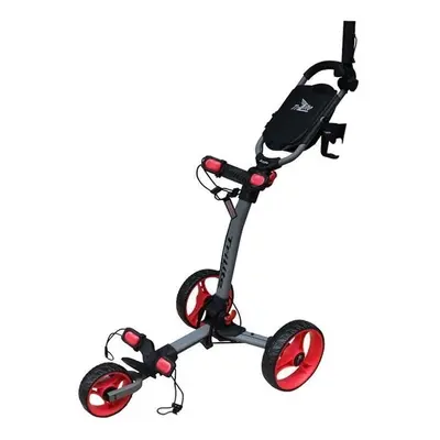 Axglo TriLite Grey/Red Manual Golf Trolley