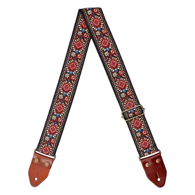 Cascha CGS-JW5 Jacquard Textile guitar strap Vintage