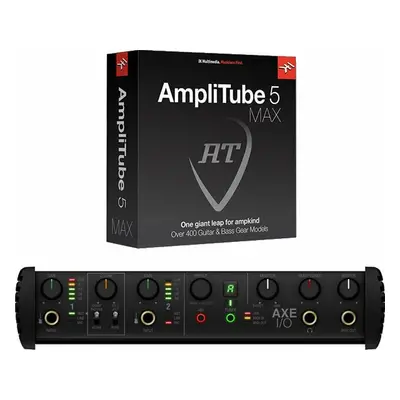 IK Multimedia AXE I/O + AmpliTube MAX Bundle USB Audio Interface