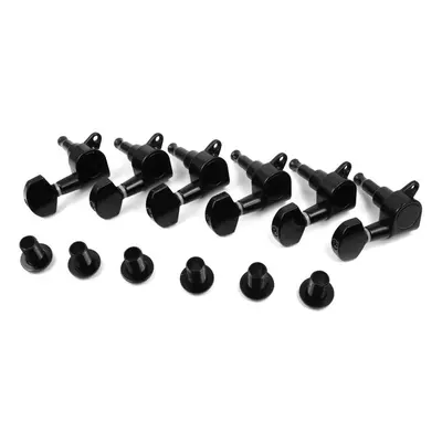 Partsland J02-BK-R6 Black Guitar Tuning Machines