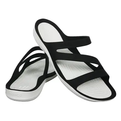 Crocs Women's Swiftwater Sandals Black/White