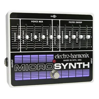 Electro Harmonix Micro Synthesizer Guitar Effects Pedal