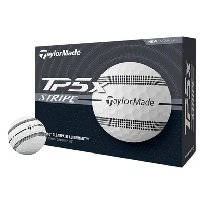 TaylorMade TP5x White Stripe Golf Balls