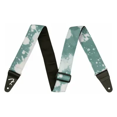 Fender Tie Dye Acid Wash Strap Textile guitar strap Teal