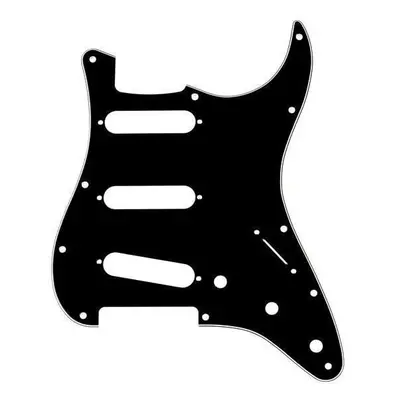 Fender 3-Ply 11-Hole Mount Stratocaster Black Pickguard