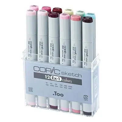 Copic Sketch Markers Ex Set 12 pcs