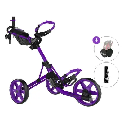 Clicgear Model 4.0 Purple Deluxe SET Purple Manual Golf Trolley