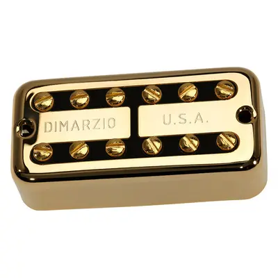 DiMarzio PAF'Tron Bridge Gold/Black Humbucker Pickup