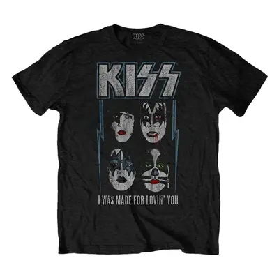 Kiss T-Shirt Made For Lovin' You Unisex Black