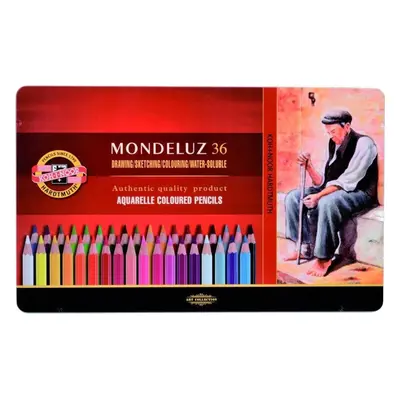 KOH-I-NOOR Mondeluz 3725/36 Set of Watercolour Pencils pcs