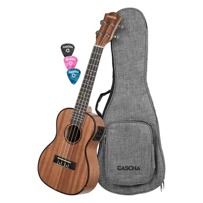 Cascha HH2035EL Mahogany LH Set Concert Ukulele