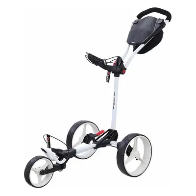 Big Max Blade Trio White Manual Golf Trolley